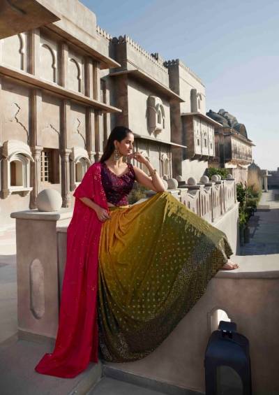 BRIDESMAID VOL-30 BY KHUSHBOO GEORGETTE LEHENGA CHOLI MANUFACTURER IN INDIA